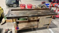 Emir Craftsman table with vice