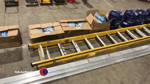 Large set of 16ft yellow ladders