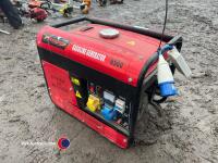 Petrol generator Neilsen 6500 very little use - 3