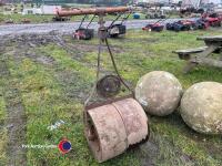 Cast iron garden roller - 2