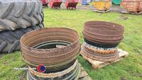 2 x Stocks rear dual wheel rims, no tyres - 2