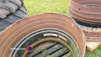 2 x Stocks rear dual wheel rims, no tyres - 3