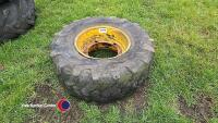 JCB 3CX wheel and tyre, 12.5.18 - 4