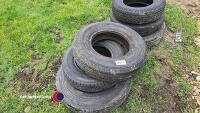 New old stock classic car commercial tyres, Dunlop SP111 7.00, 16 x 2 Michelin X2X 175 14, Dunlop SP4 185 70 14, Pirelli 6.70 15, Michelin 195 14 - 2