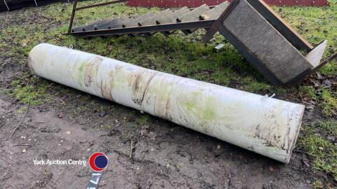 Large roll of woven Geotextile membrane. 2.8m wide