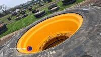 Set of 4 wheels and tyres 17.5 x 24 to fit JCB loader - 2