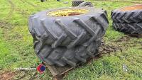 16.9 x 28 Ford 8 stud wheels