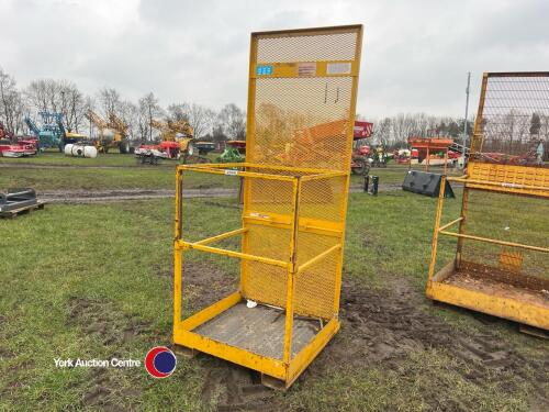 Forklift man basket