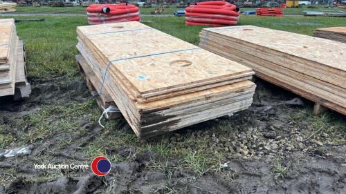 20 x 7ft x 2ft x 12mm OSB Boards