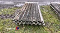 20 x 9ft6in Brg 6 cement fibre roof sheets - 3