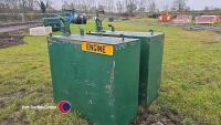 2 x 1000L oil tank