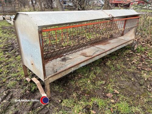 Ritchie 8ft sheep hayrack on wheels