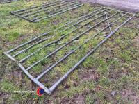 Galvanised steel gate 12ft - 3