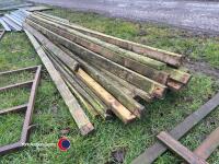 Wooden rails 12ft\ 4ft - 3