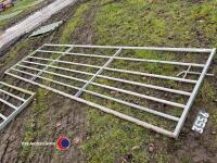 12ft metal galvanised gate - 2
