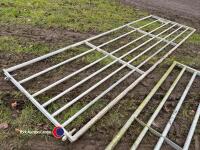 12ft metal galvanised gate - 3