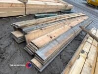 Timber - approx 166in x 6.5in x 1in - 2