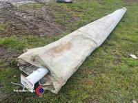 Extra large outdoor Moet & Chandon umbrella approx 16 square meter - ex York racecourse