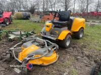 Stiga Titan 20 diesel ride on mower, key in office - 2