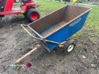 Load Hog tipping trailer for behind ride on mower - 2