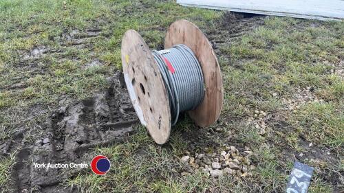 Roll of electric cable 3 core