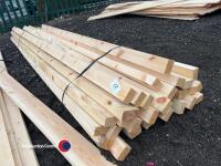 Timber - approx 118in x 2.5in x 2in - 3