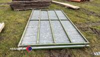Set metal yard gates