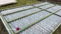 Set metal yard gates - 3
