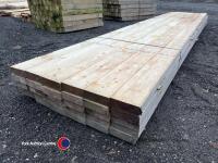 Timber - approx 177.5in x 5.5in x 2in - 2