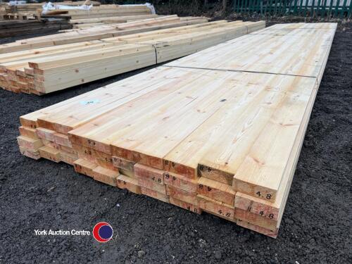 Timber - approx 140in x 3.5in x 1.5in