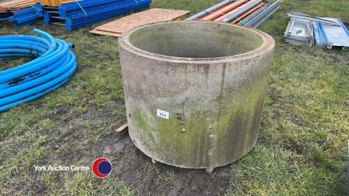 Concrete manhole ring