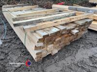 Timber - approx 139in x 3in x 1in - 2