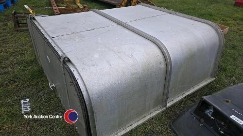 Gamic alloy canopy, fits old style Mitsubishi L200 double cab pick up
