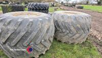 Pair of MF rear flotation tyres, 66x43-25 - 6