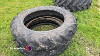 Pair 13.6R36 tyres - 2