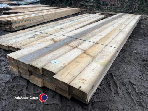 Timber - approx mixed length x 5.5in x 3in