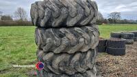 4x wheels and tyres for loading shovel - 2