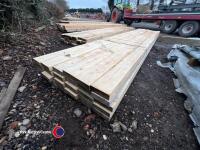 Timber - approx 177.5in x 6in x 2in - 3