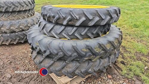 Set of rowcrops, 11.2 x 48, 8.3 x 36