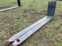 Pair of 1500mm length class 2 pallet forks - 2