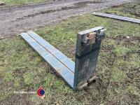Pair of 1500mm length class 2 pallet forks - 3
