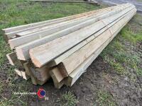 Pack of Larch fence rails