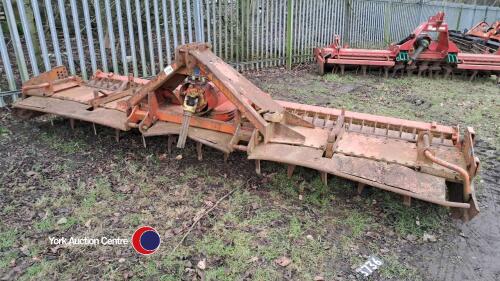 Kuhn 4001D power harrow c/w packer roller, working order