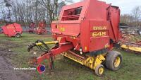 New Holland 648 round baler