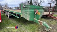 Barraclough 32ft tri-axle bale trailer