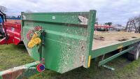 Barraclough 32ft tri-axle bale trailer - 3