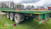 Barraclough 32ft tri-axle bale trailer - 4