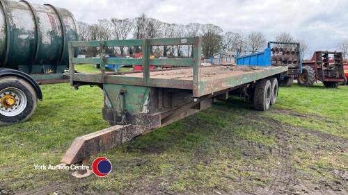 28ft bale trailer