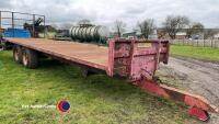 Marshall 32ft bale trailer