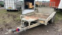 Ifor Williams plant trailer